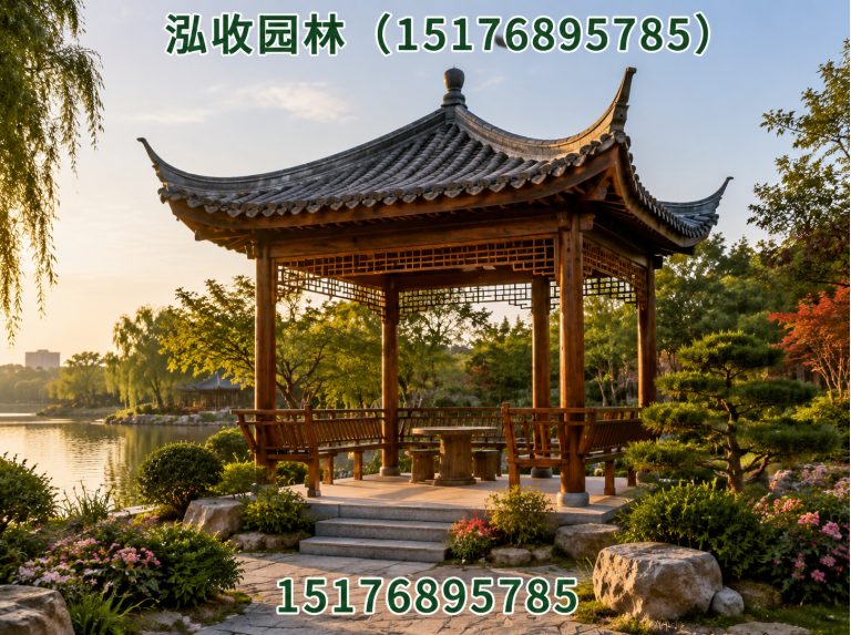 绍兴防腐木凉亭展示图